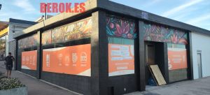 Graffiti Rotulo Mangata Brunch Premia De Mar Flores Centro Comercial Arte Urbano 300x100000